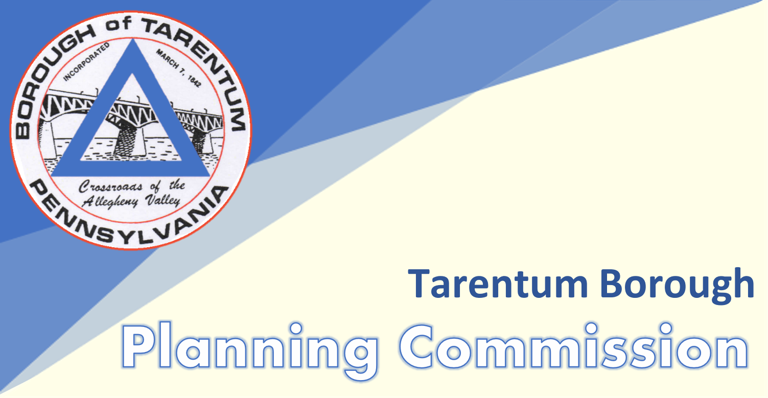 Planning Commission Meeting • Tarentum Borough
